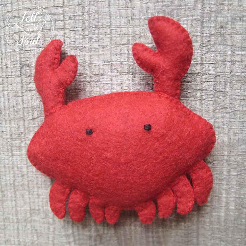 Felt and Soul - rák gyapjúfilc figura